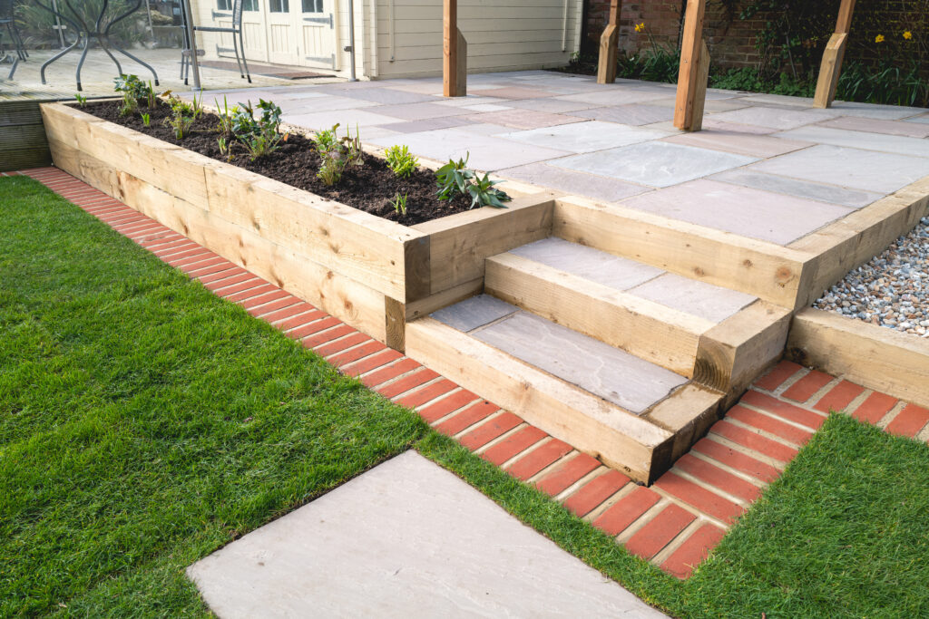 How to Build Garden Steps with Timber Sleepers
